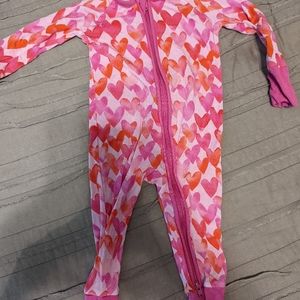 Little Sleepies watercolor hearts